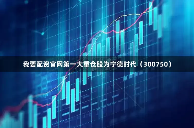 我要配资官网第一大重仓股为宁德时代（300750）