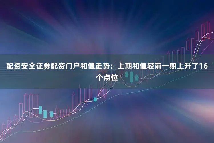 配资安全证券配资门户　　和值走势：上期和值较前一期上升了16个点位
